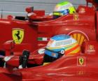 Φερνάντο Αλόνσο, Φελίπε Μάσα - Ferrari - Ουγγρικό Grand Prix 2010